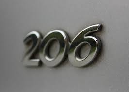 peugeot 206 badge